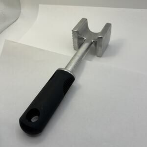 OXO Good Grips Die Cast Dual Sided Meat Tenderizer 9 in Rubber Handle
